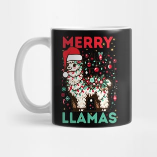 Merry llamas christmas Mug